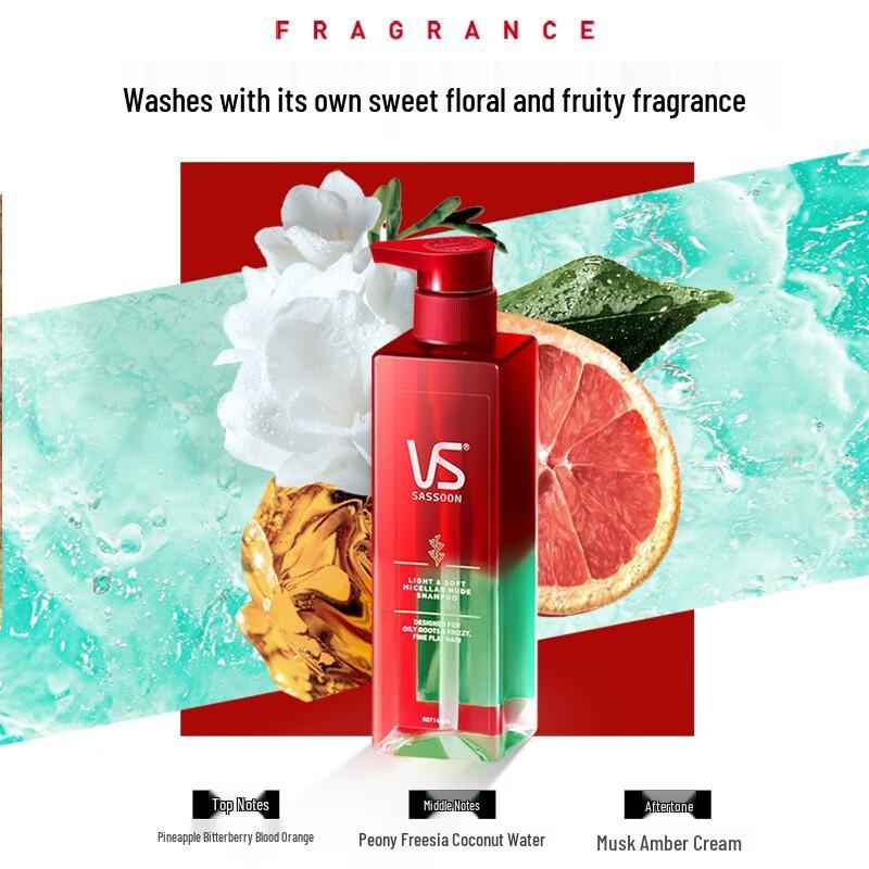 VS Sassoon Silicone-Free Oil Control & Volumizing Shampoo