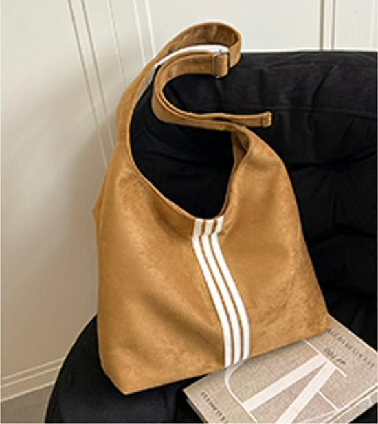 

Vintage Suede Women s Large-Capacity Shoulder & Crossbody Tote Bag - High-End Internet Celebrity Style