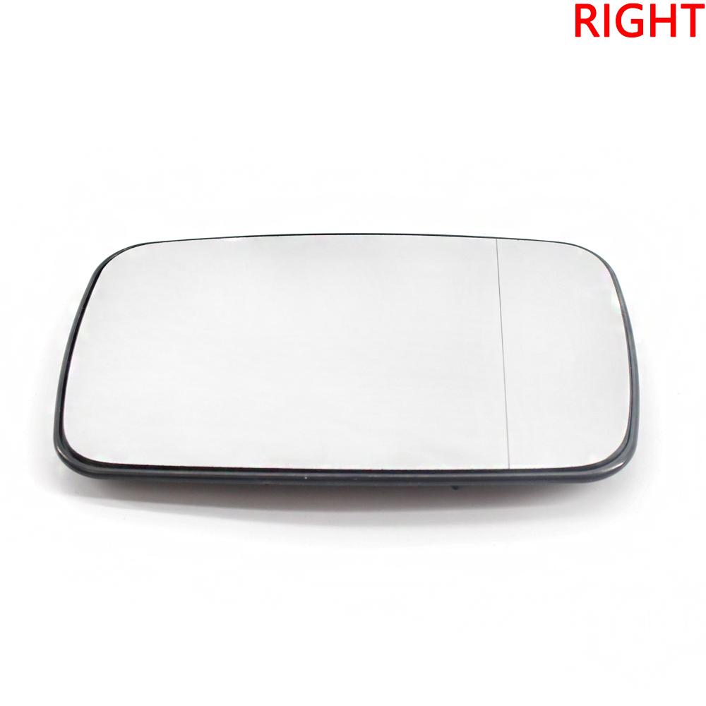 1X Replacement For BMW E46 Sedan 1998-2006 Left Right Side Car Glass Heated Rearview Mirror Glass 51168250438 Car Accessories