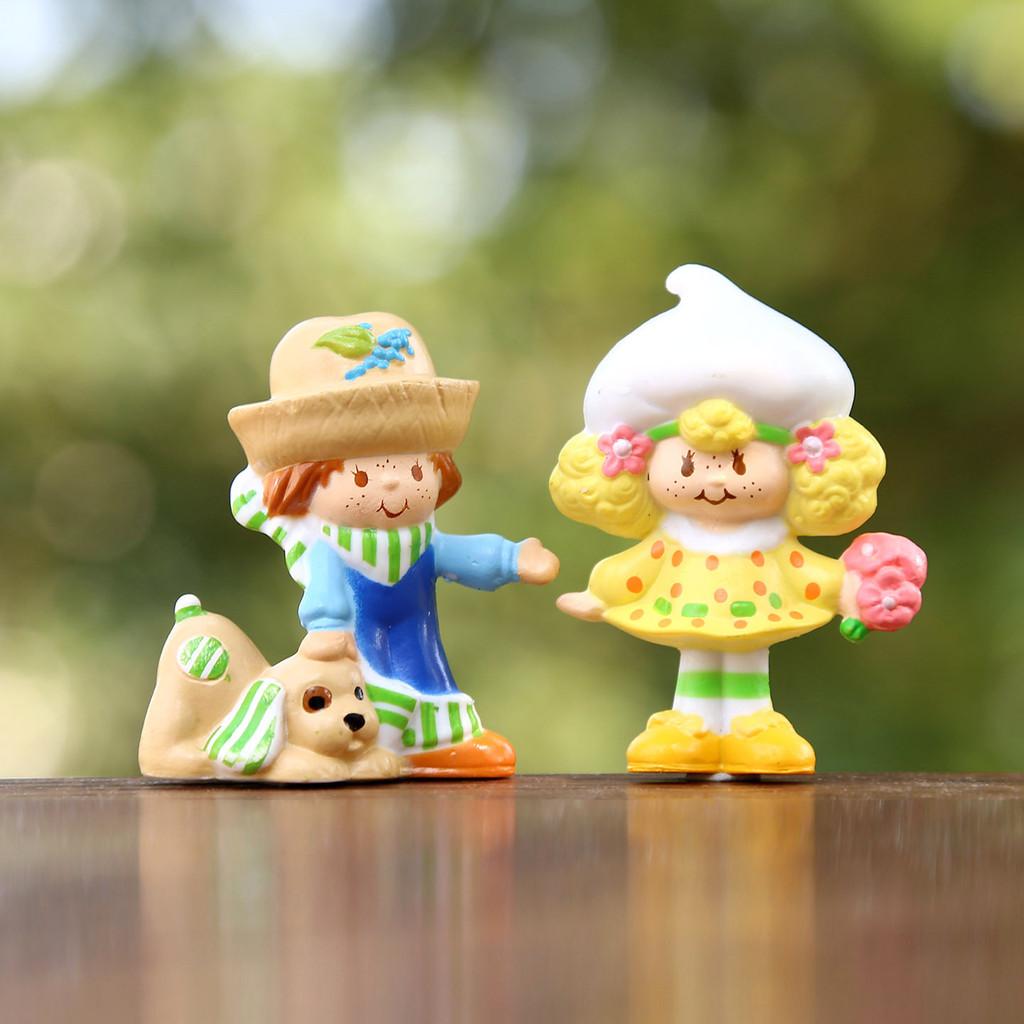 Creative Pink Strawberry Shortcake Figurine Pvc Toy For Desk Decor And Gift Ideas