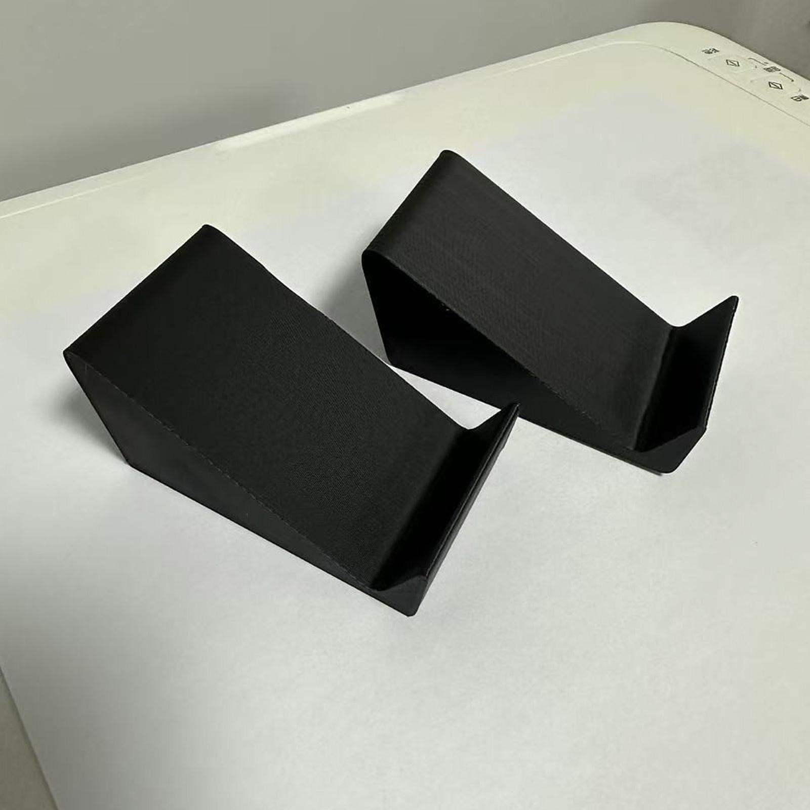 

Set Of 2 Sturdy Speaker Stands With Wide Support Surfaces For Speaker Secure Placement On Tables 1