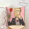 Cool Art Metal Family Dee Pillow cases Organic Linen Pillow Case DoubleSided Print Cushion Cover for Sofa Home Decor Gift