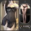 Sex Underwear Sexy Perspective Pajamas Feather Sequins Suspender Skirt Small Breasts Uniform Seduction Abstinence Suit
