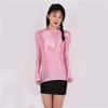 Sexy, Transparent, Breathable Bodycon T-Shirt - Oily Shiny Finish, European & American Plus Size, Comfortable Fit, 7051