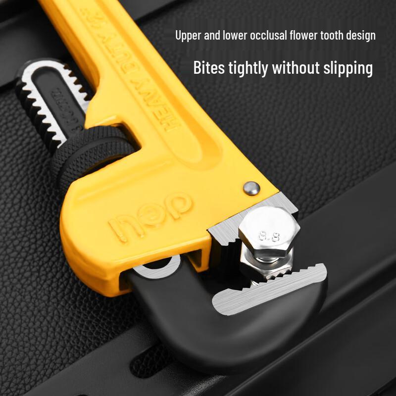 Deli Heavy-Duty Pipe Wrench