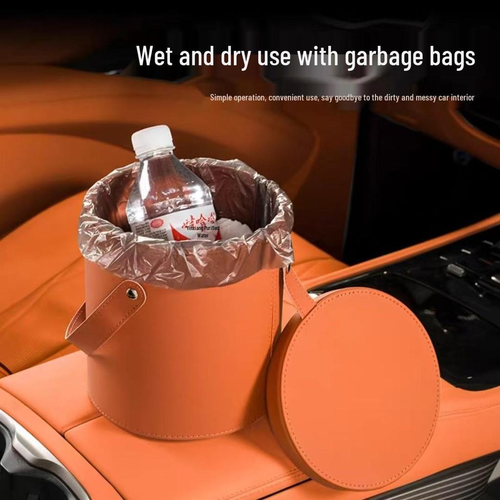 Compatible Car Trash Cans for Li Auto ONEL 6/7/8/9 - Multi-Functional Storage