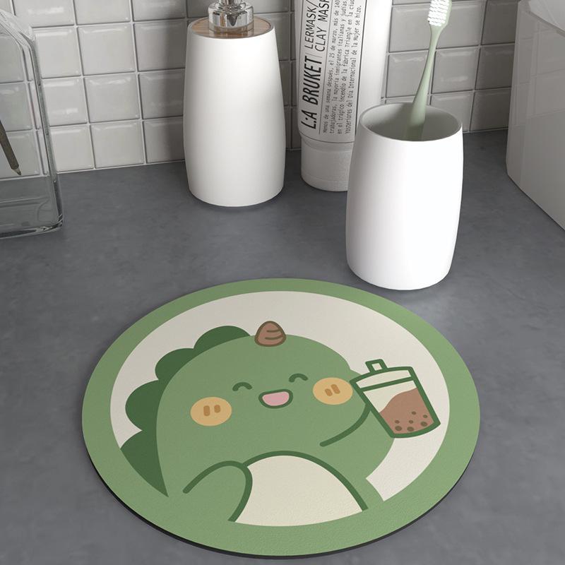 

Cartoon Non-slip Quick-drying Round Rug for Living Room, Coffee Table, Study, or Bedroom 14cm