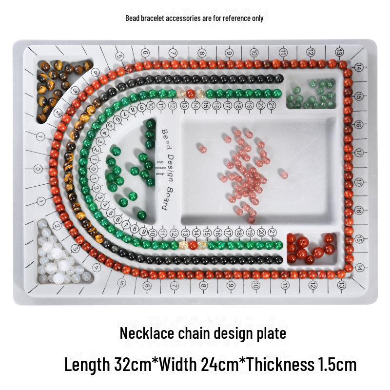 Sortierte Beflockte Schmuck-Präsentations- und Design-Tabletts für DIY-Armbänder und Halsketten