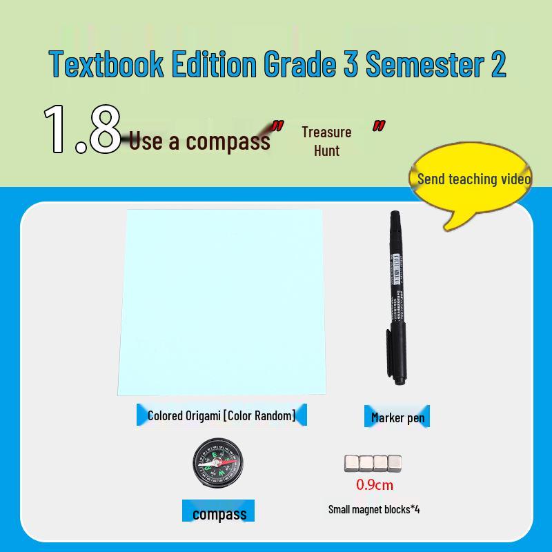 Third Grade Science Experiment Kit: Semester 1 Teaching Aids & Compass Standard Model