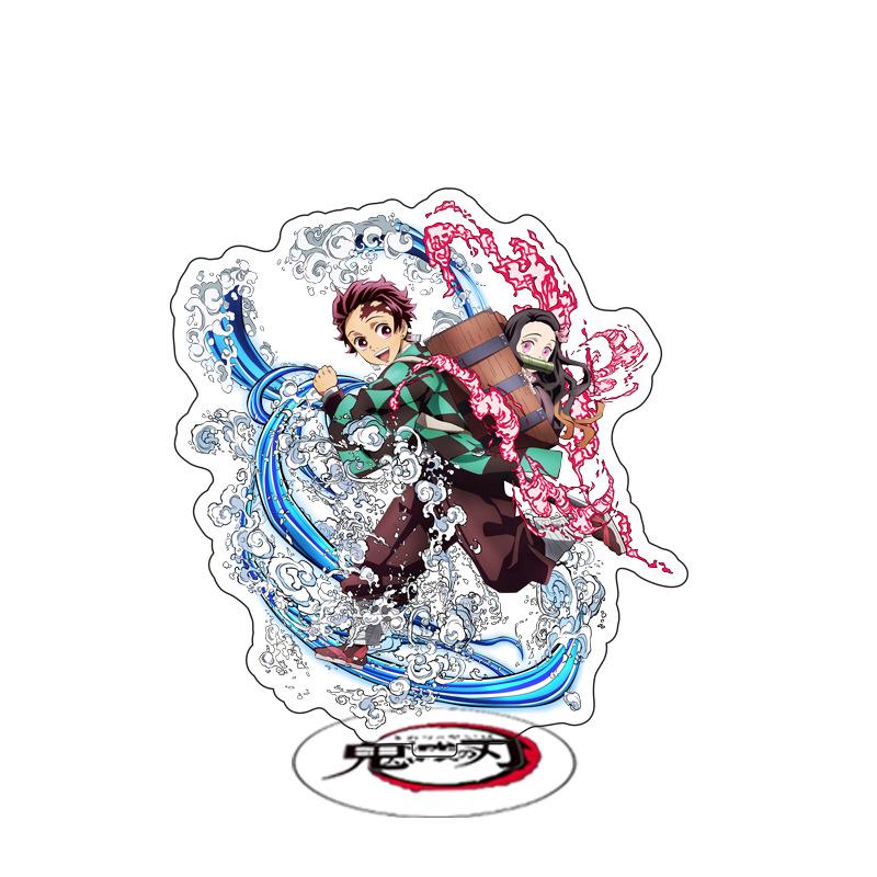 Demon Slayer Anime Acrylic Stand Kimetsu No Yaiba Kamado Tanjirou Hashira Giyuu Action Figure Desk Model Toy