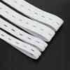 Black White Button Hole Elastic Belt Adjustable Hole Garment Sewing Accessories Elastic Stretch Belt Flat Band 5M