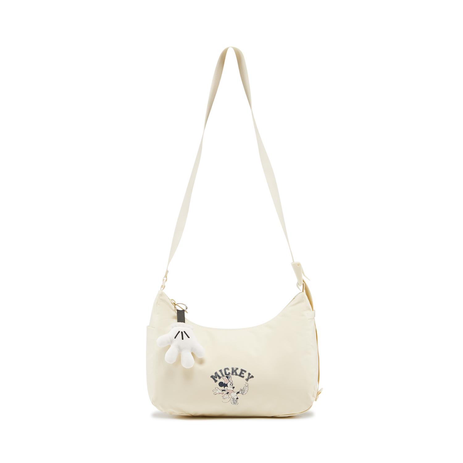 Li Ning Sports Life Collection Polyester Crossbody Bags Regular Women s Ivory ABDW194-2