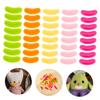 Totority 100pcs Detachable Sausage Mouths for DIY Crafts, Stuffed Animals, Handmade Doll Accessories, Puppet Mouth Replacement Parts