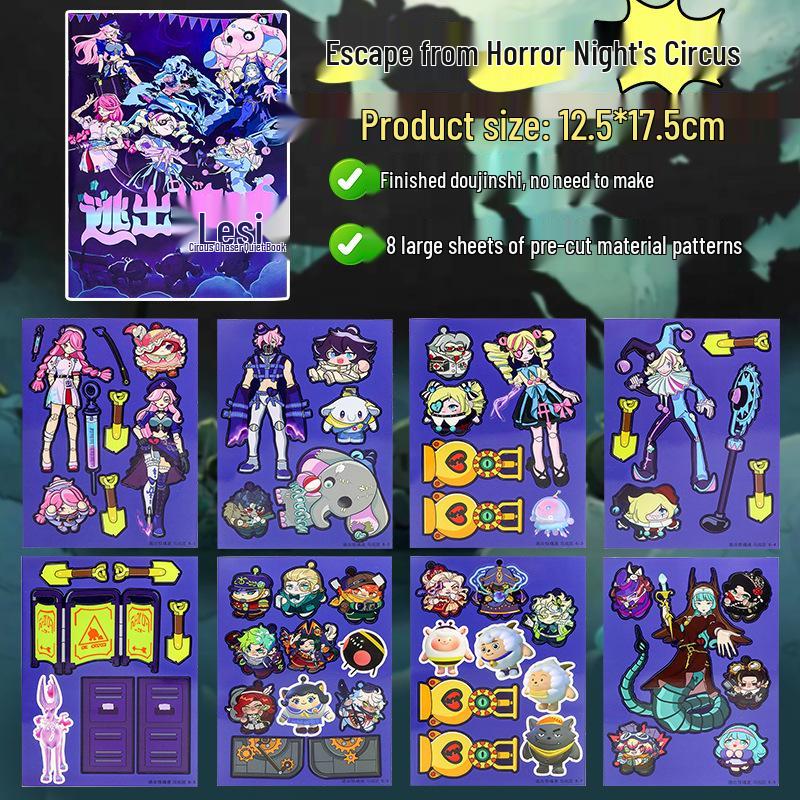 

Побег из Коллекции Ночи Ужасов: Настраиваемый блокнот на спирали, Сменный шеф-поварской фартук, Наклейки для вечеринки с яйцами, сделанные своими руками, и Тихая книга