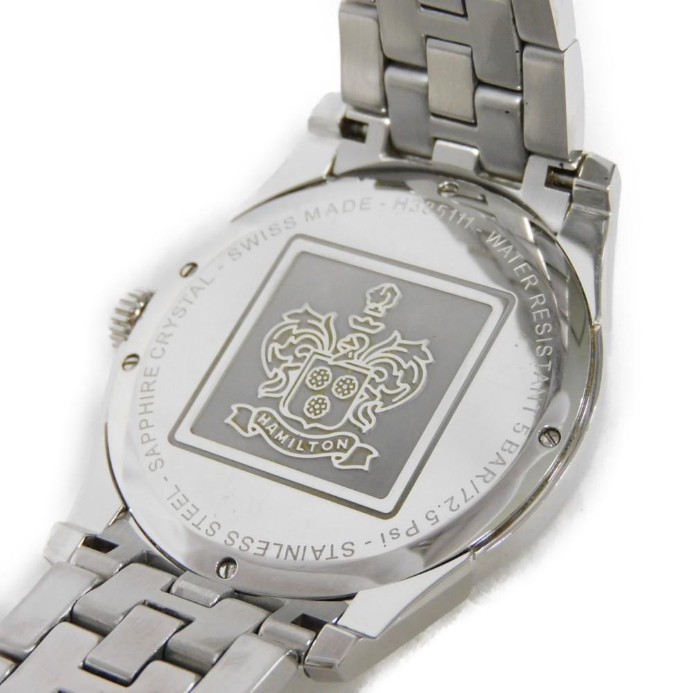 Used 11174 Jazzmaster Thinline H385111 7975 Date Quartz Men's from Japan AUTHENTIC