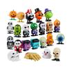 Halloween Weihnachten Uhrwerk Kette Spielzeug Springende Zähne Geist Kürbis Schädel Weihnachtsmann Spaß Neuheit Kleines Ornament Für Party Geschenk