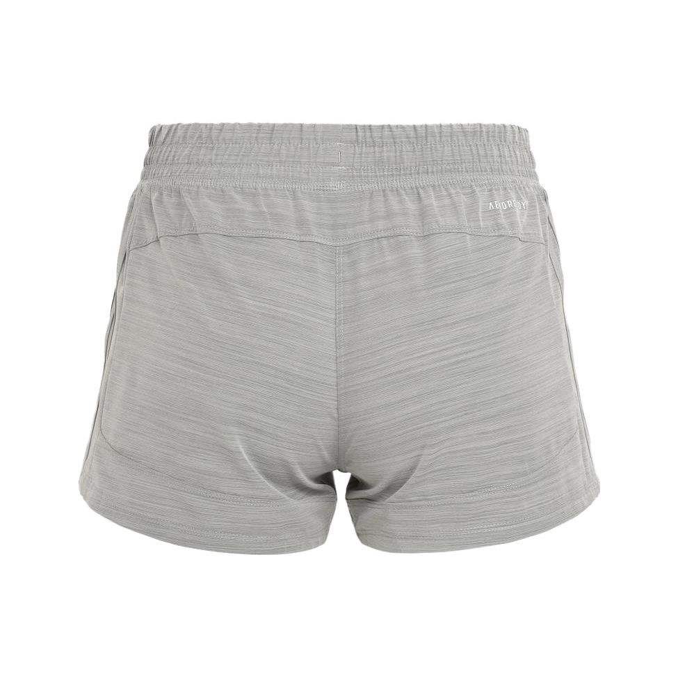 Adidas Solid Color Woven Elastic Waist Straight Leg Casual Shorts Women Shorts Gray GT1185