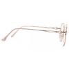 Full Rim Round Black Rose Gold Smartbuy Collection Grosmorne L120a Fashion Unisex Eyeglasses