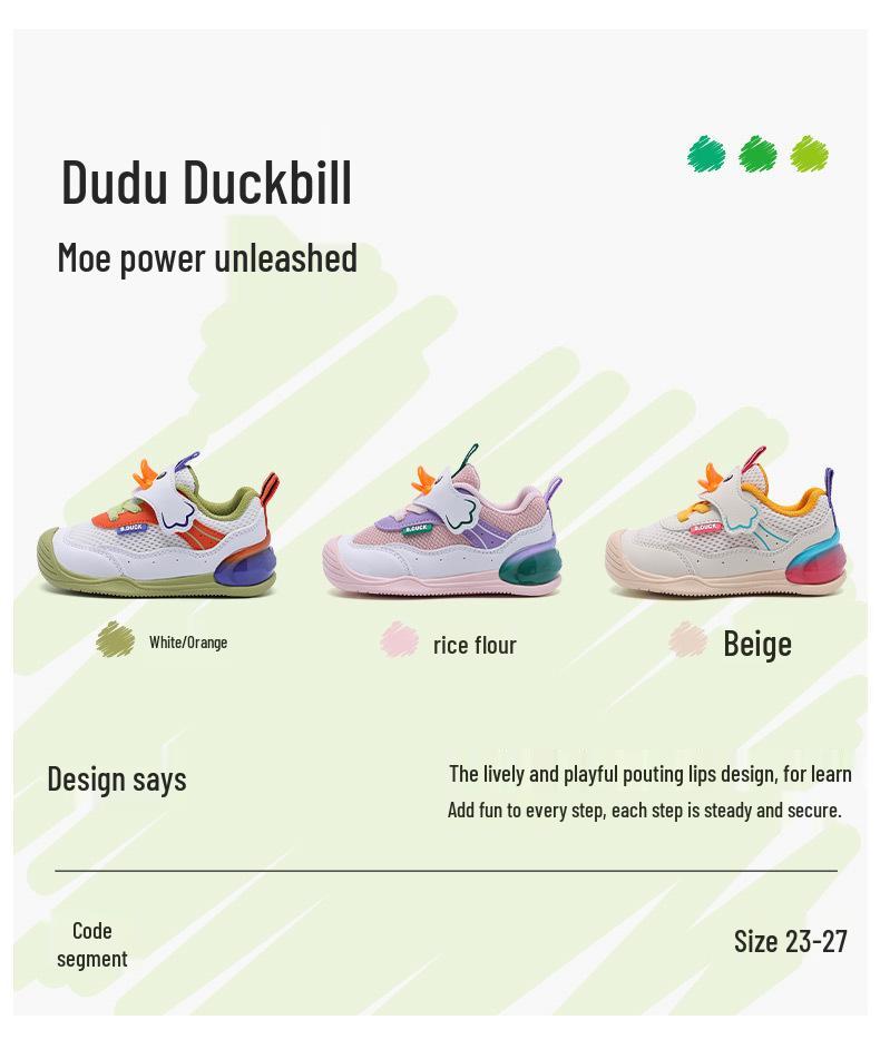 B.DUCK Frühling 26 Atmungsaktive Babyschuhe - Weiche Sohle, Unisex, Rutschfest, Abriebfest, Kleinkind-Sportschuhe