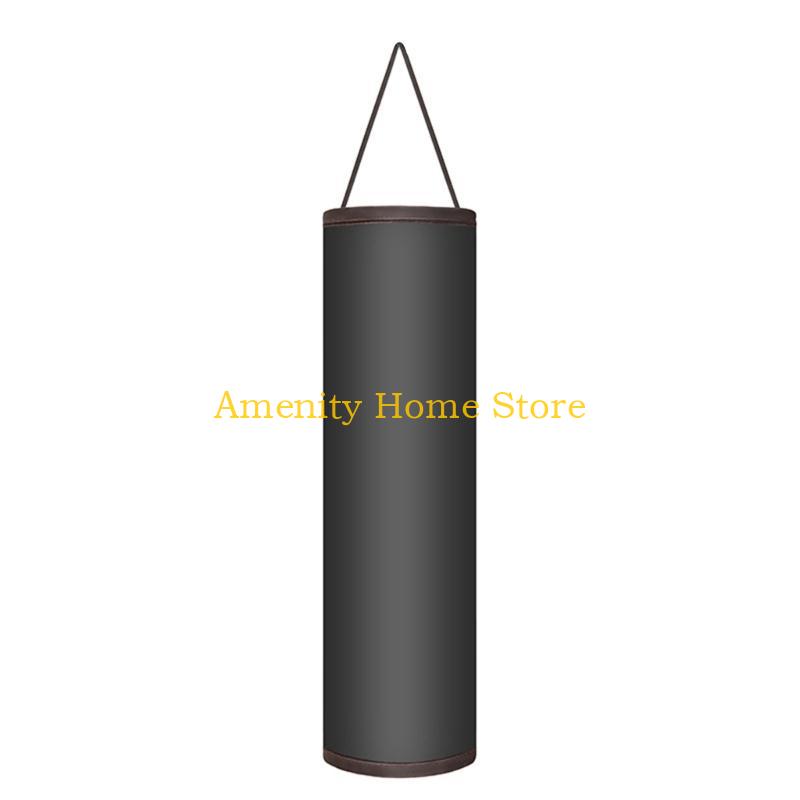 

F26C Fabric Hanging Garbage Bag Storage Bags Plastic Bag Holder Shopping Bags Dispenser Hanging Storage Organizer for Kitchen чёрный