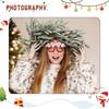 Christmas Novelty Party Glasses, Fun Xmas Eyewear Photo Props, Party Accessories for Family, Christmas Decor & Holiday Gift for Adults & Kids