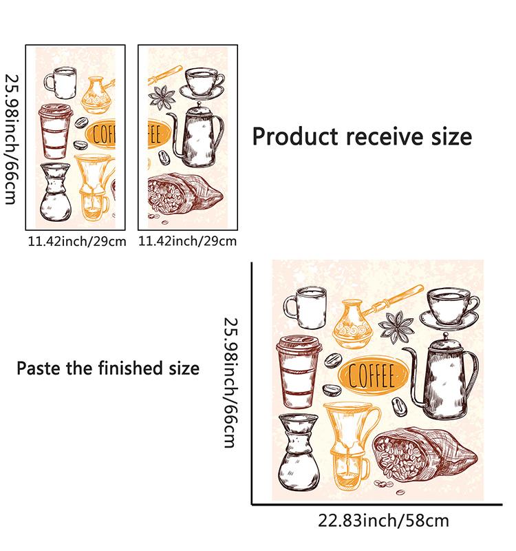 1PC PVC Waterproof Decals Kitchen Floral Printed Home Decoration Dishwasher Sticker Self Adhesive Wallpaper Refrigerator