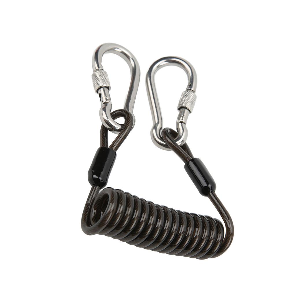 Diving Camera Anti Lost Spring Coil Lanyard Rustproof Quick Release Buckle Diving Tools
