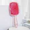 Brosse à cheveux démêlante à paillettes, peigne de massage, peigne pour cheveux emmêlés, brosses creuses pour cheveux bouclés et mouillés, peignes de salon DIY, outil de coiffure