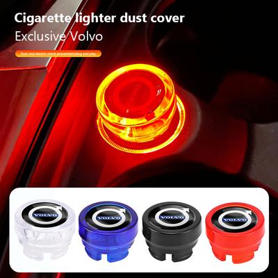 Bpcjz5 Car Cigarette Lighter Cover DustProof Decoration Cap For XC90 V90 V60 XC60 V40 S80 S60 S90 C40 XC40 V70 XC70 C30 C70 EX90