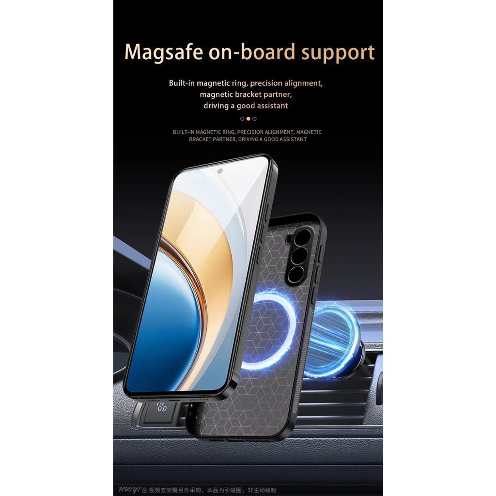 Leather Case for Vivo V40 Lite 4G (IDN) 5G Car Magnetic Holder Wireless Charging Silicone Hard Phone Cover vivoV40Lite 4G (IDN)