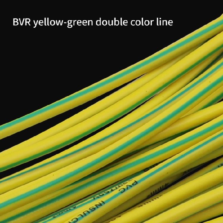 BVR Yellow Green Solar Photovoltaic Grounding Wire Terminals Hole Size 9mm