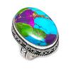 Natural Spiny Oyster Gemstone 925 Sterling Silver Jewelry Ring Size 8 ETC-13911