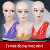 Women's Bald Mannequin Head for Wig, Hat, and Scarf Display
