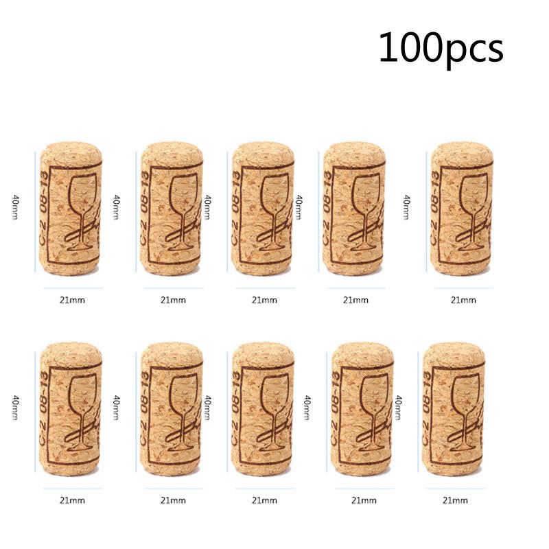 Blank Wine Corks Straight Corks Wine Stoppers Reusable Functional Portable Sealing Wine Bottle Stopper for Bottle