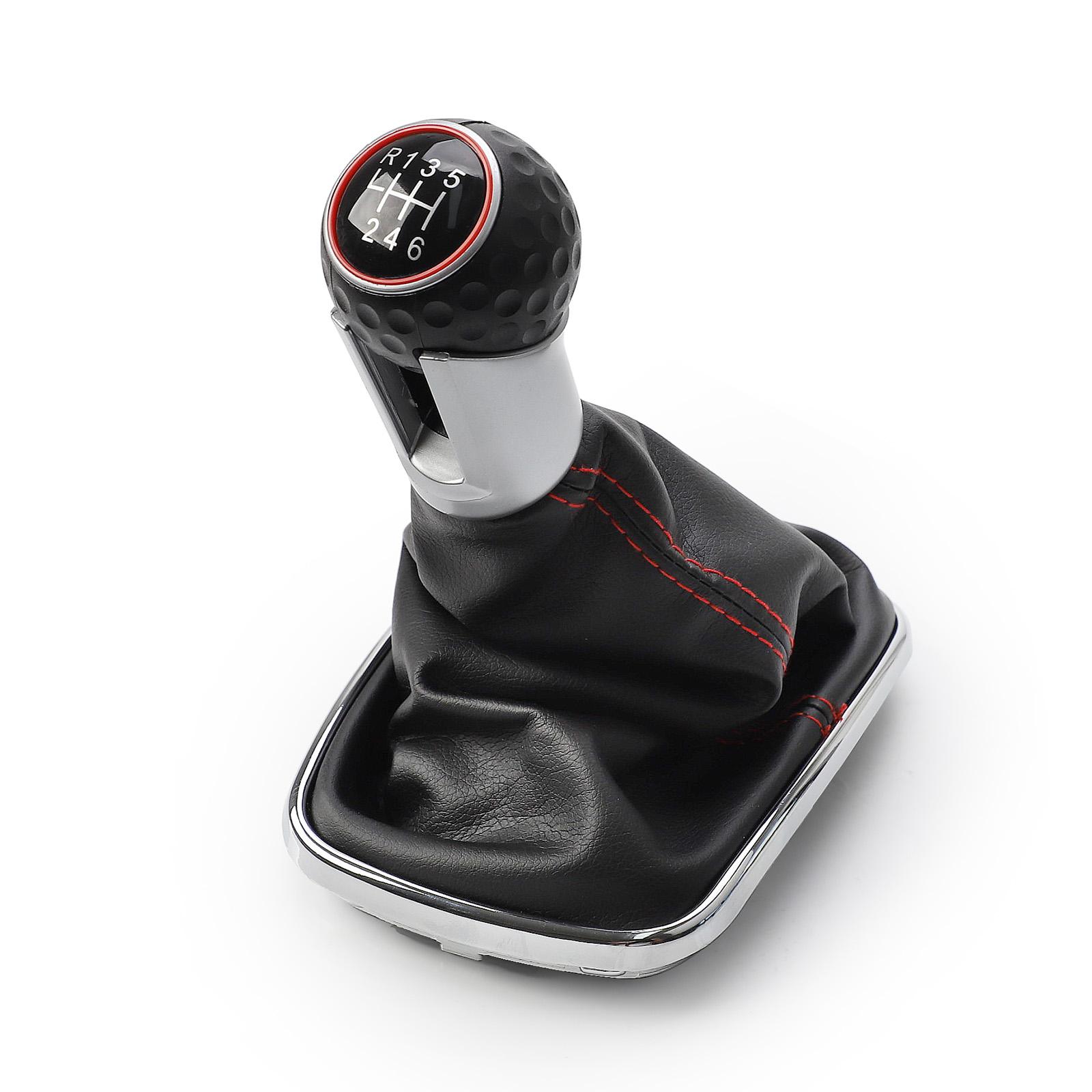 

5 / 6 Speed Black Frame Gear Shift Knob Lever Gaiter Boot 1999-2004 12mm For Volkswagen VW Golf 4 IV MK4 GTI R32 Bora Jetta