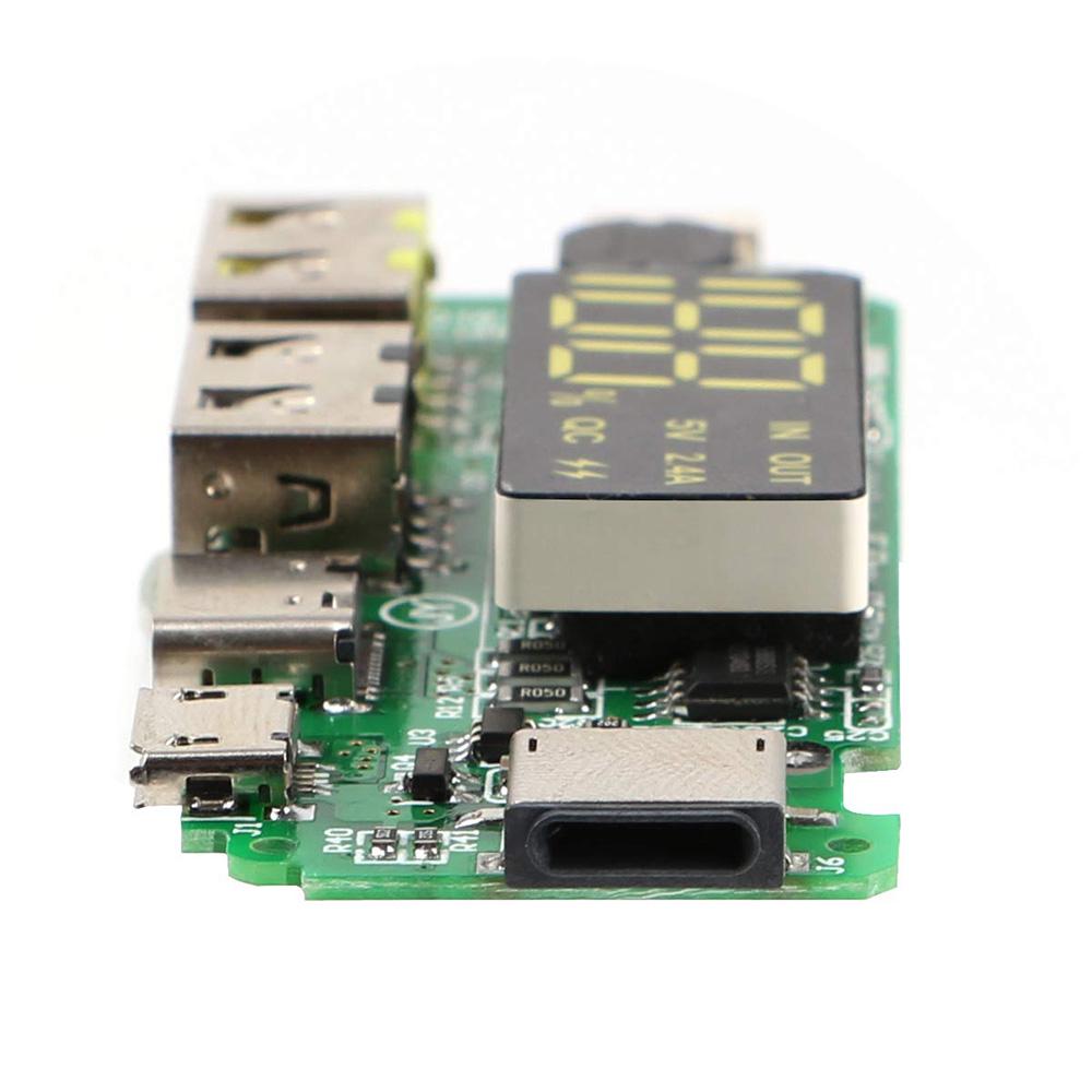 18650 Charging Board Dual USB 5V 2.4A QC Flash Charging Mobile Power Bank Module 18650 Lithium Battery Charging Protection Board