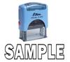 SAMPLE Self Inking Rubber Stamp Custom Shiny Office Stationary Stamp