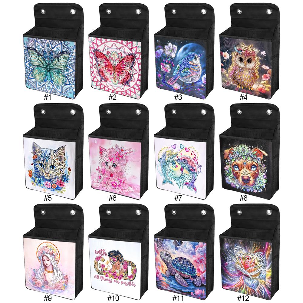 Diamond Painting Storage Bag Cat Sundries Holder Bag Rhinestone Diamond Painting Bag Diamond Art Organizer Box for Home Storage