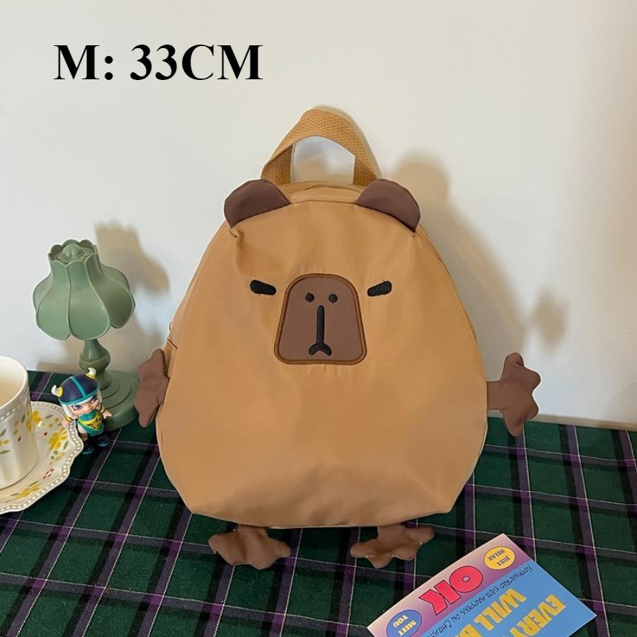 Kawaii Capybara School Bag Laptop Backpack Capibara Children'S Backpack Travel Casual Book Bags Large Capacity Storage Bag