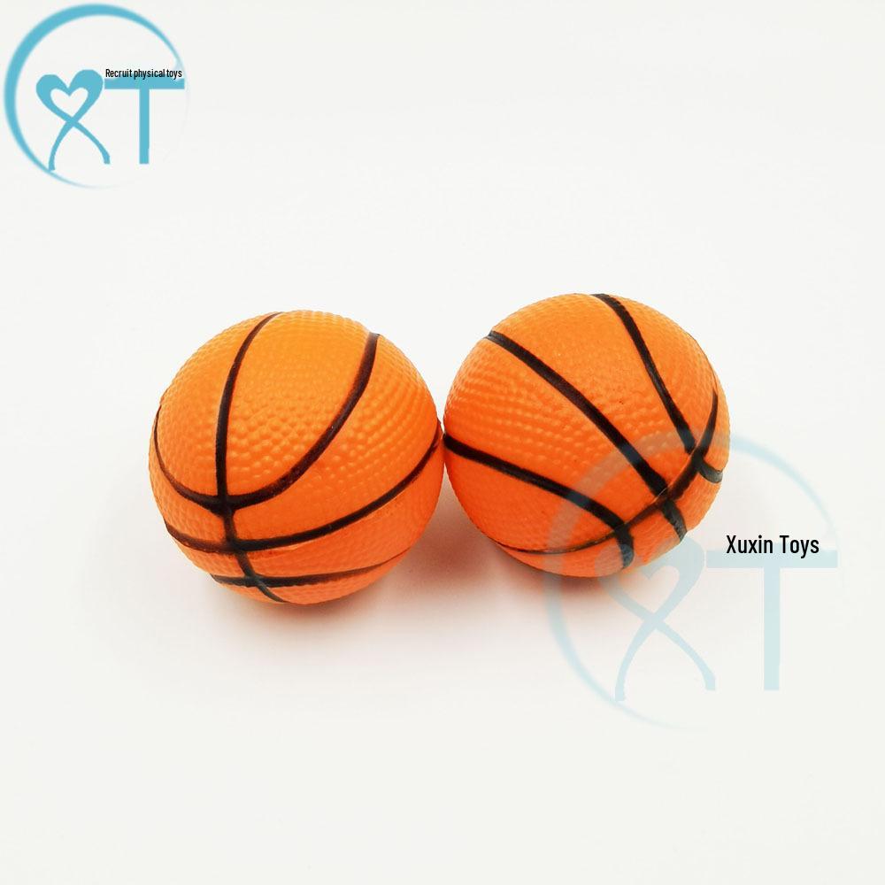 4cm Spray-Painted PU Foam Mini Rugby Ball for Stress Relief