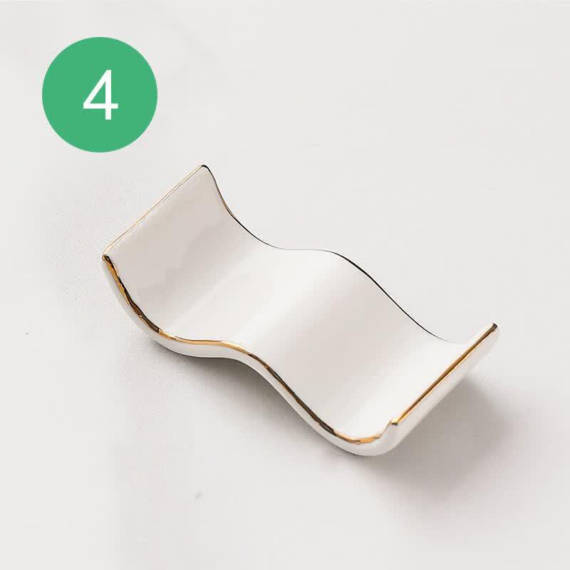 Qiwei Ceramic Chopstick and Spoon Rest