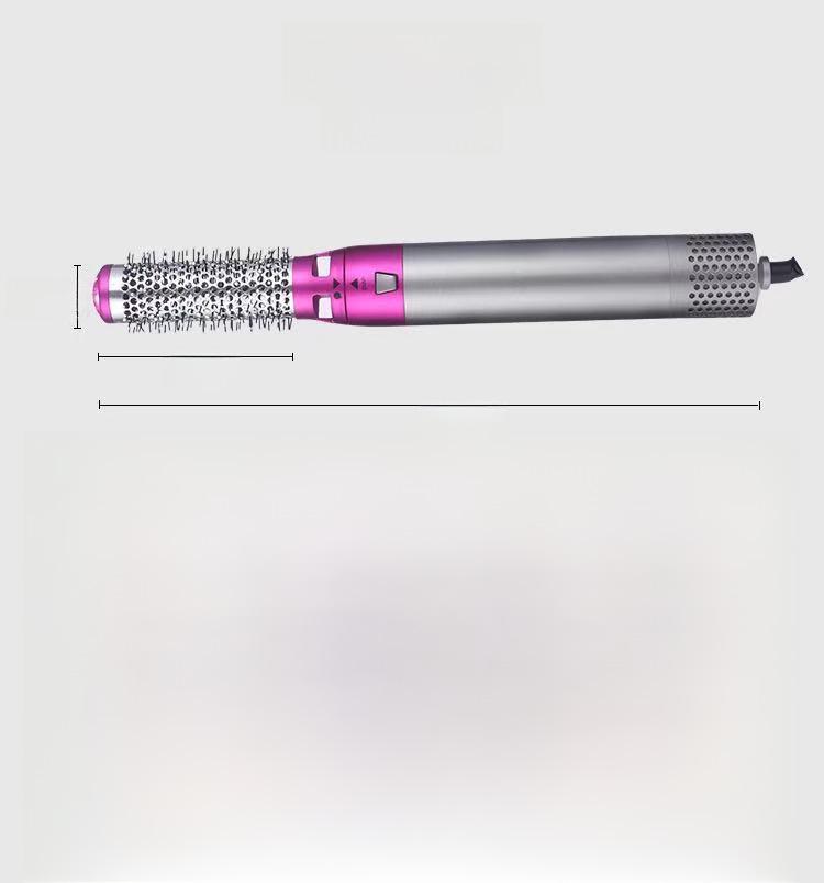Cross-Border 5-in-1 Curling Iron & Hair Dryer: Hot Air Comb, Curl, Straighten, and Dry with Automatic Hair Suction