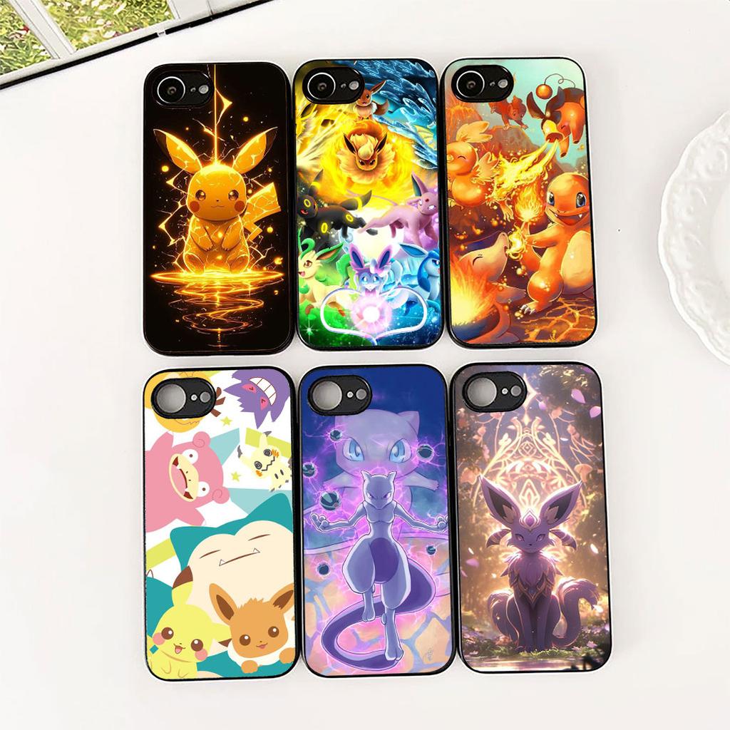 Casing for Xiaomi Redmi Note 12 11 10 A3 Pro 10A 10C 12C Note12 5G 4G Phone Cover Protective Case Cartoon P-Pokemons P-Pikachus
