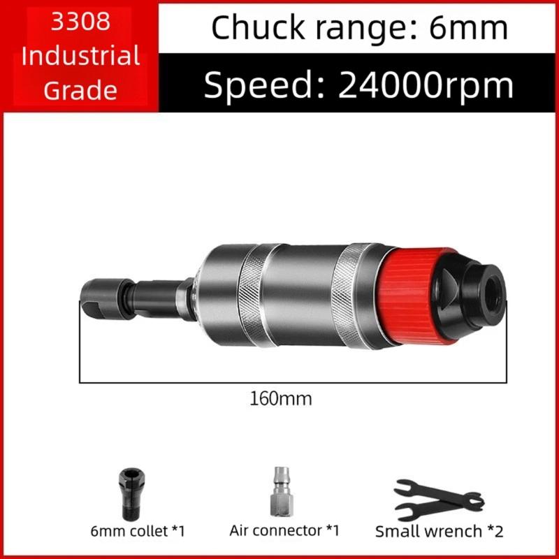 Lightweight Air Powered Pneumatic Tool With Adjustable Fast Suitable For Precise Grinding & Carving Surfaces Finishing