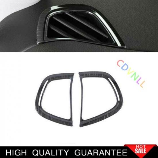 For Chevrolet Blazer 2019-2021 Black Titanium Dashboard L&R Air Outlet Vent Trim