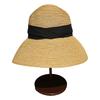 Japanese Retro Cotton And Linen Cloth Large Brim Basin Hat Women'S Summer Vacation Beach Sunshade Sun Protection Foldable Casual Straw Hat