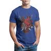 Cyber samurai 2077 Oni T shirt pure cotton vintage T-shirt crew neck tees short sleeve tops summer