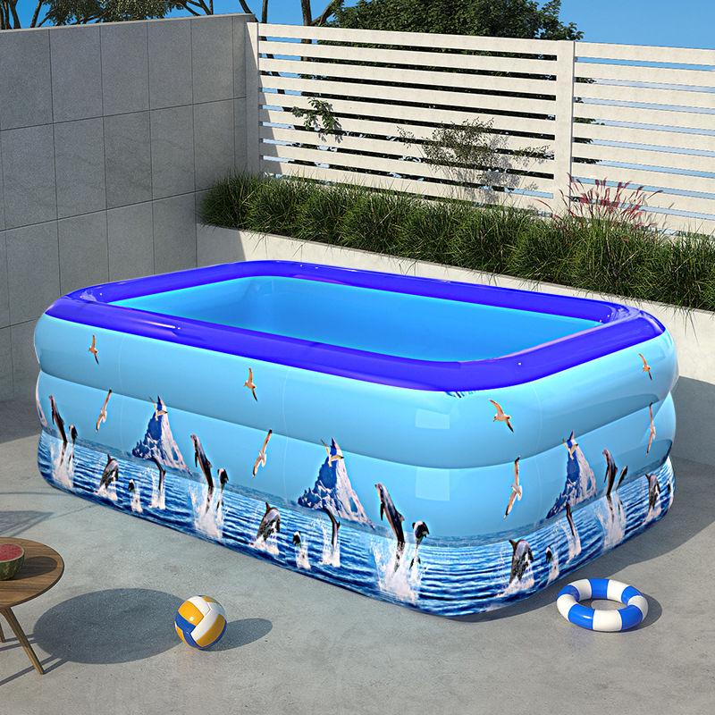 Foldable Inflatable Kid's Bath Pool for Home