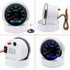 ZMFJH Auto Car 85MM GPS Speedometer Gauge with Antenna 7 Color LED Odometer Mileage 30-200KMH Speed Meter Marine Boat Waterproof