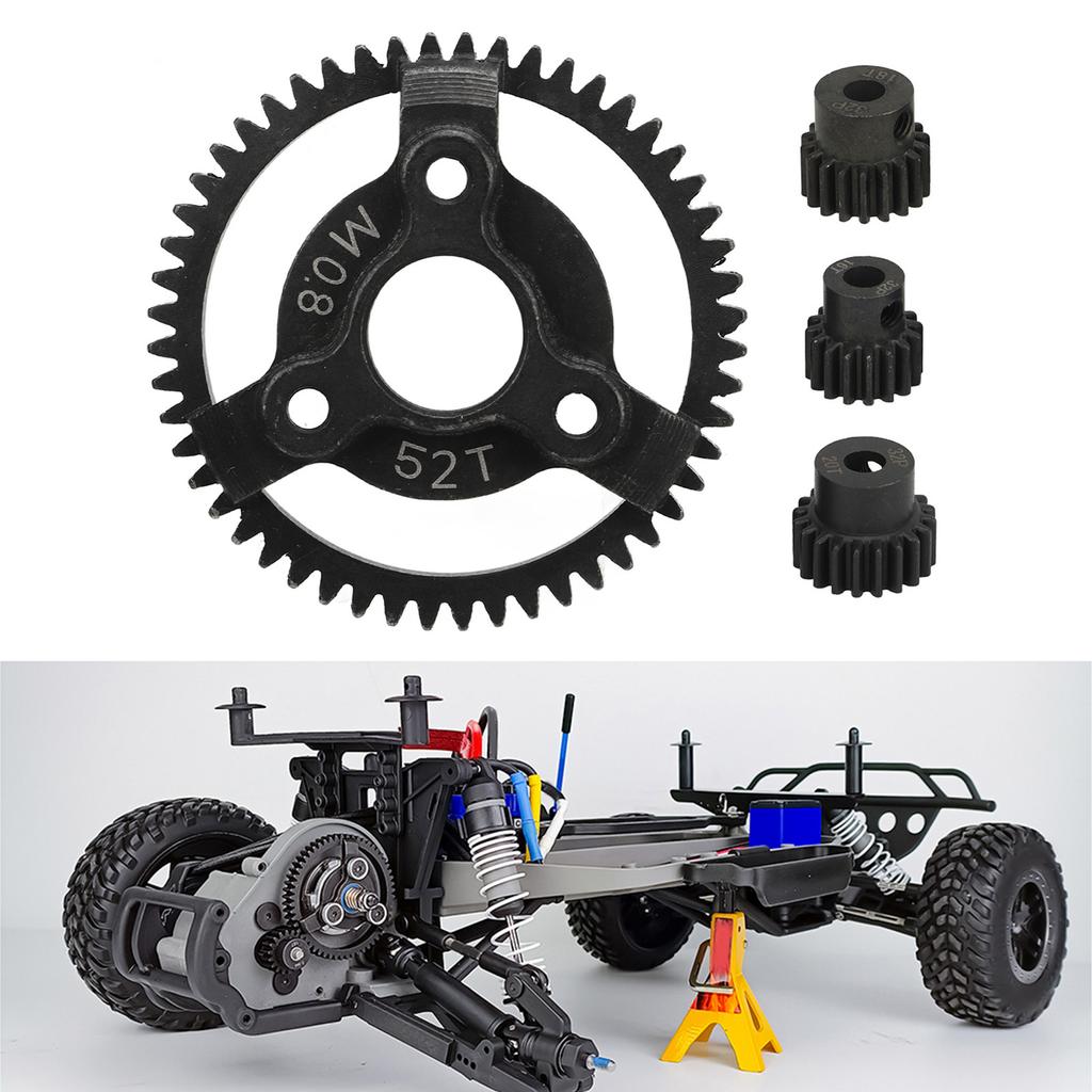 RC Car Spur Gear 32P 0.8M Pinion Steel 52T 16T 18T 20T for Traxxas Slash 2WD 1/10